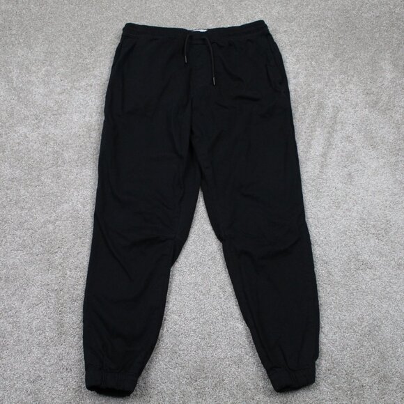 Zara Other - ZARA Jogger Pants Adult Large Black Drawstring Sweatpants Stretch w/ 30" inseam
